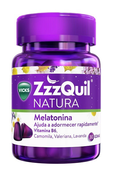 Zzzquil Natura Melatonina Frutos do Bosque Gomas