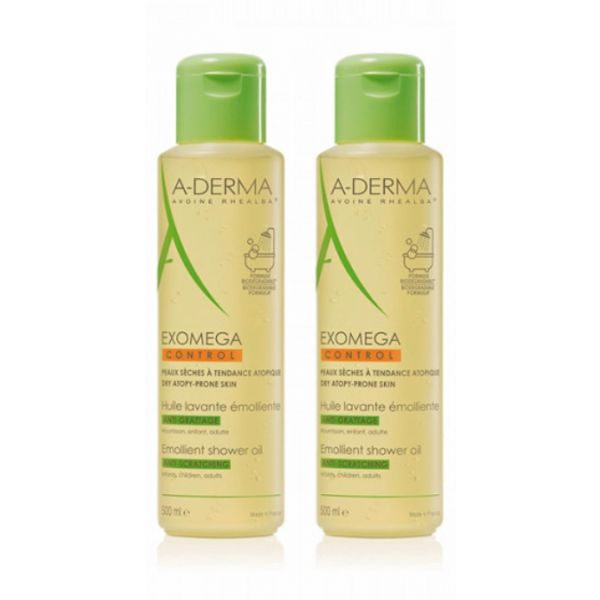 A-Derma Exomega Control Óleo Duche Duo 2x500ml