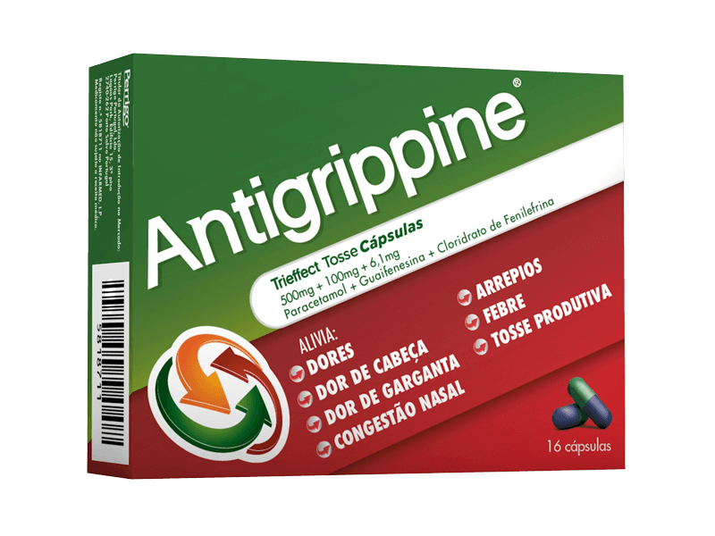 Antigrippine Trieffect Tosse 16 Cápsulas