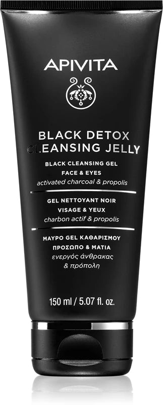 Apivita Black Cleansing Gel Face &amp; Eyes 150ml