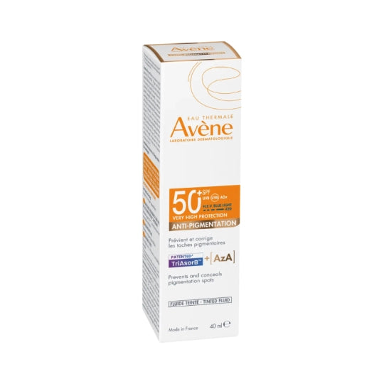 Avène Solar Fluido Anti-Pigmentação Manchas c/Cor FPS50 40ml