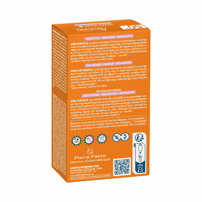 Avène Solar Ultra Fluid Luminosidade FPS 50+ 50ml