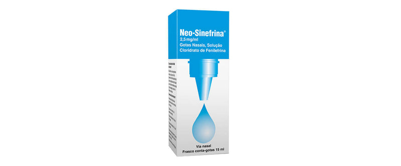 Gotas nasales de Neo-Synephrine 2,5 mg/ml 15 ml