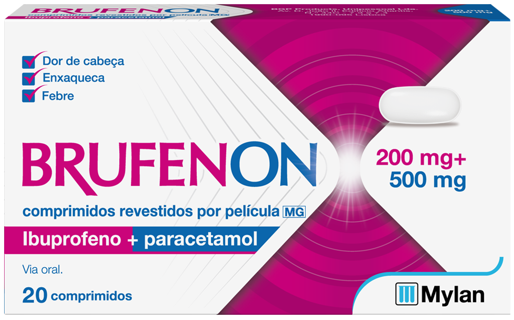 Brufenon 200mg+500mg 20 comp.