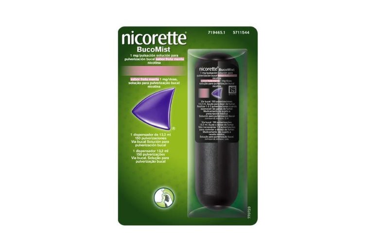 Nicorette Bucomist Spray Fruta Menta 13,2ml