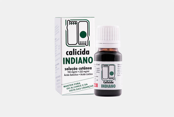 Solución cutánea de calicida indio (193 mg/ml + 232 mg/ml), frasco de 12 ml