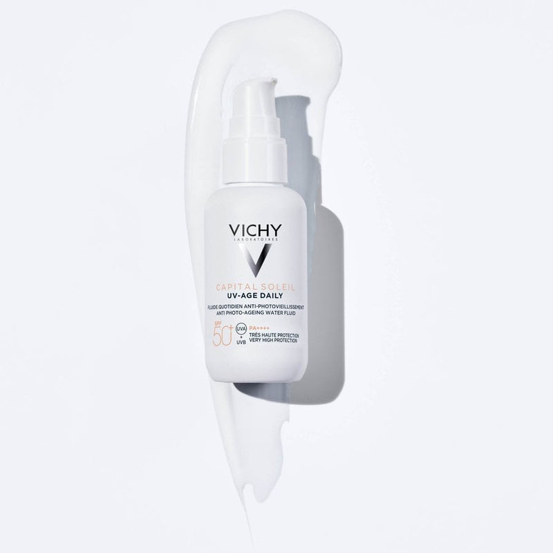 Vichy Capital Soleil Solar UV-Age Daily Fluido Anti-Envelhecimento Rugas FPS50+ 40ml