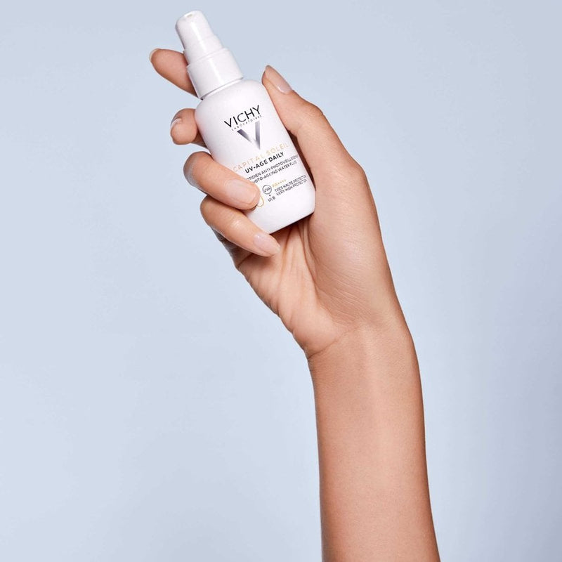 Vichy Capital Soleil Solar UV-Age Daily Fluido Anti-Envelhecimento Rugas FPS50+ 40ml