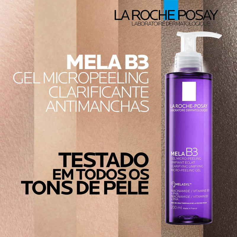 La Roche Posay Mela B3 Gel Limpeza Rosto Esfoliante Anti-Manchas 200ml