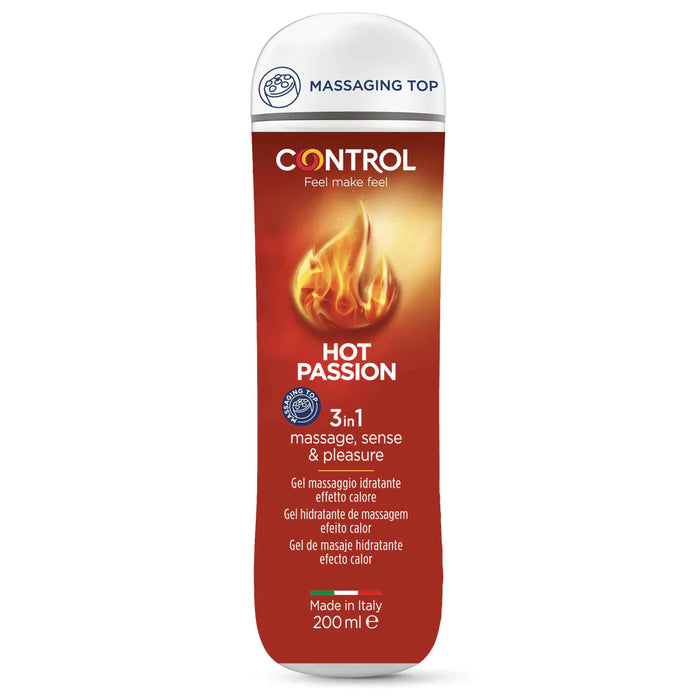 Control Hot Passion 3em1 Gel Massagem 200ml