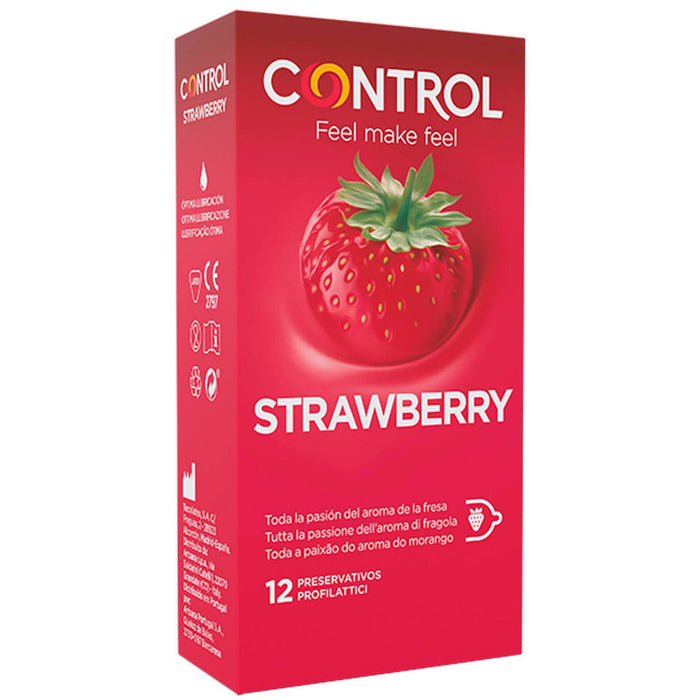 Control Strawberry Preservativos 12 un