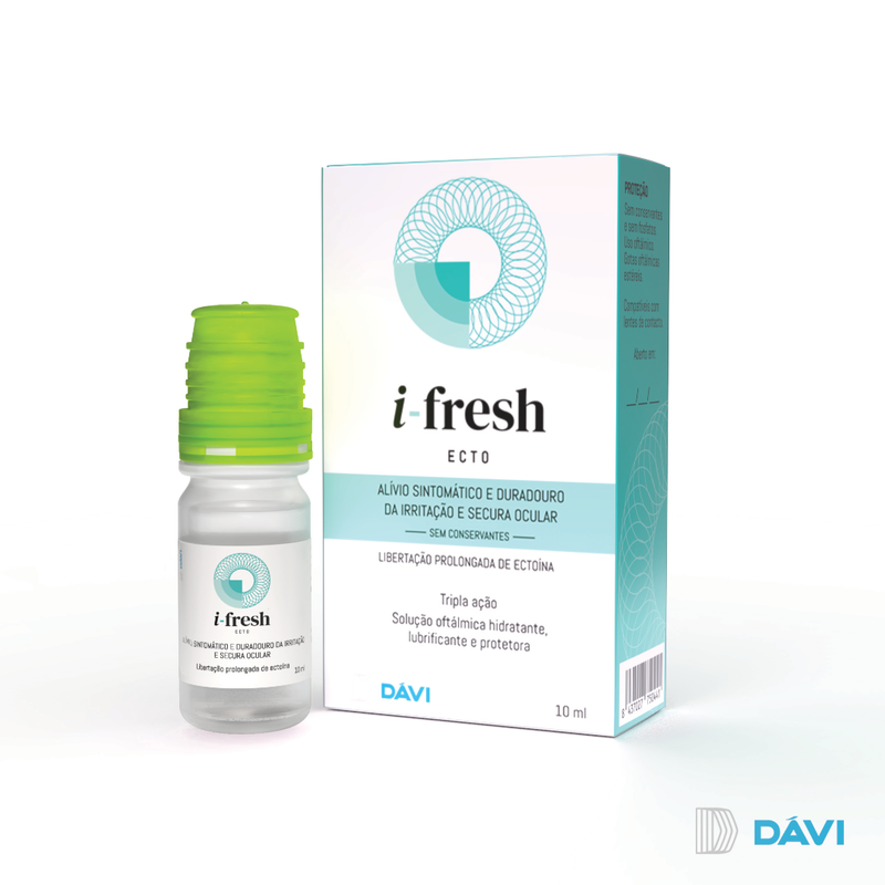 i-Fresh Ecto Solução Oftálmica Irritação Alergia Olho 10ml