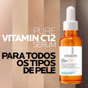 La Roche Posay Pure Vitamin C12 Sérum Antirrugas e Antioxidante 30ml