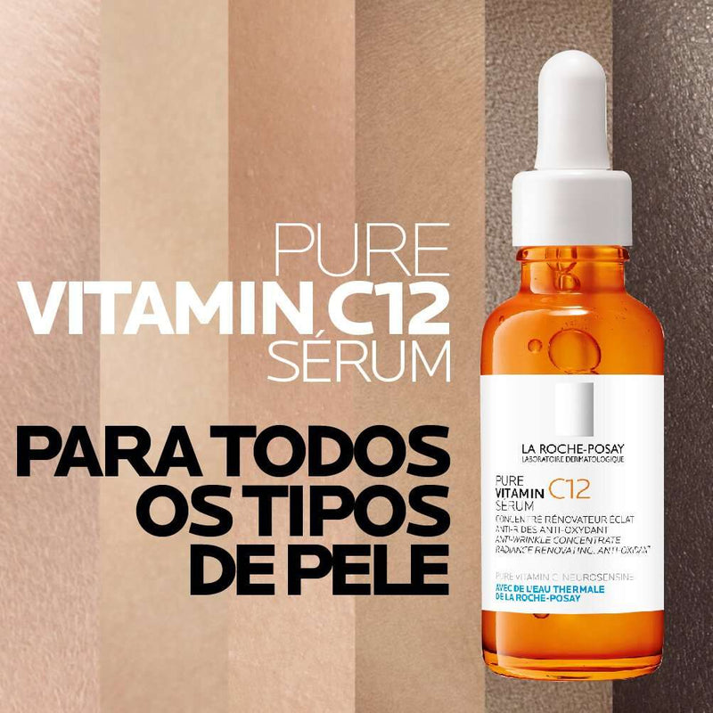 La Roche Posay Pure Vitamin C12 Sérum Antirrugas e Antioxidante 30ml