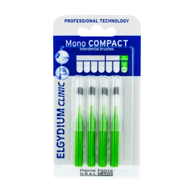 Elgydium Clinic Mono Compact Escovilhão Verde x4 2,0mm (ISO 6)
