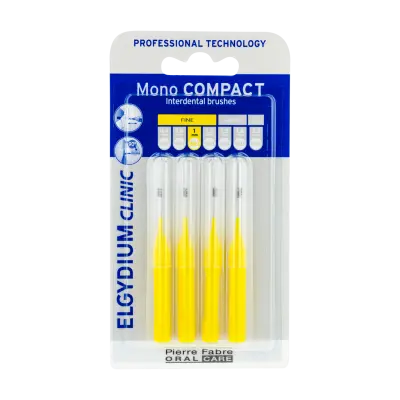Elgydium Clinic Mono Compact Escovilhão Amarelo x4 1mm (ISO 2)