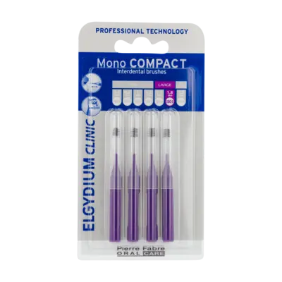 Elgydium Clinic Mono Compact Escovilhão Roxo x4 1,8mm (ISO 5)