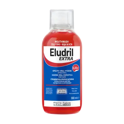 Eludril Extra Purifying Mouthwash 12H Protection 300ml