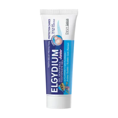 Elgydium Junior Gel Dentífrico Bubble Pastilha Elástica 7-12 anos 50ml