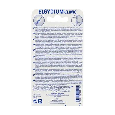 Elgydium Clinic Recarga Escovilhão Laranja x3 1,2mm (ISO 3)