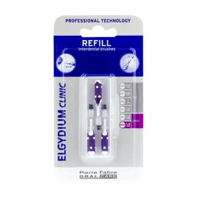 Elgydium Clinic Recarga Escovilhão Roxo x3 1,8mm (ISO 5)