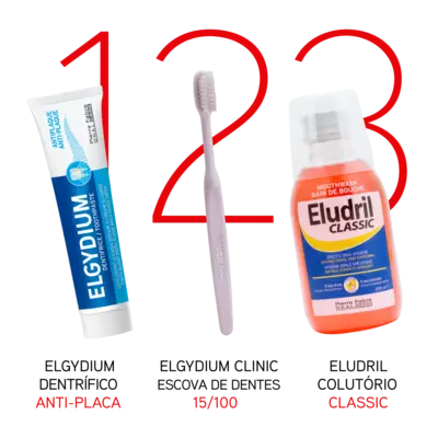 Eludril Classic Colutório Dupla Ação Antibacteriano e Calmante 200ml