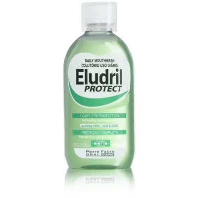 Eludril Protect Daily Mouthwash Protection Against Plaque and Gums 500ml