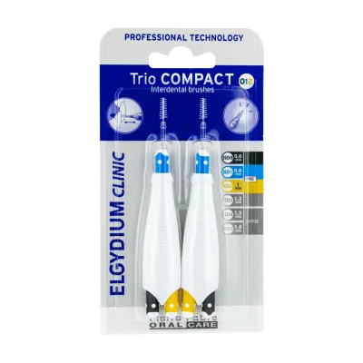 Elgydium Clinic Trio Compact Escovilhão (ISO 0/1/2)