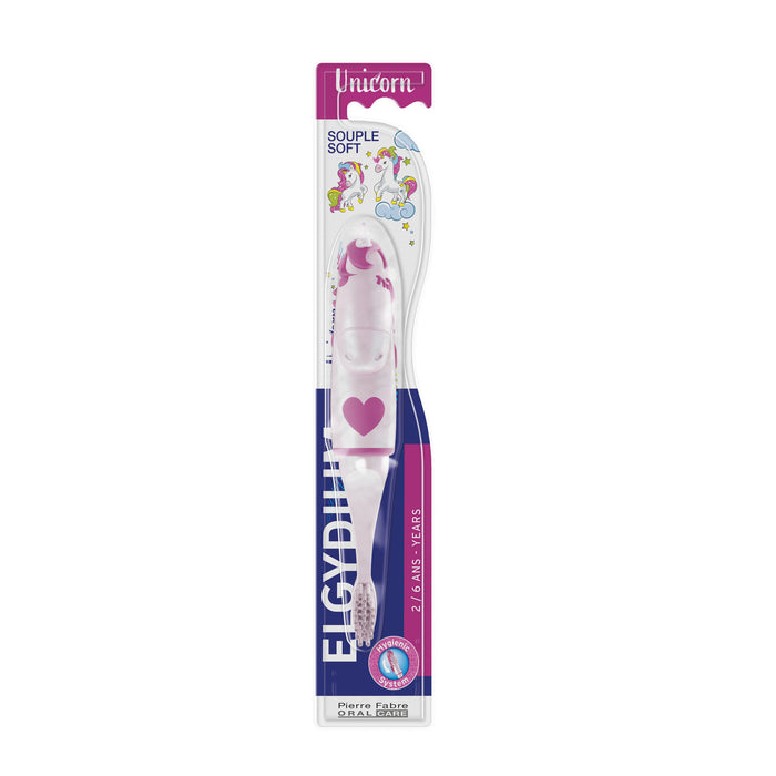 Elgydium Escova Dentes Kids Unicorn 2-6 anos 1 unid.