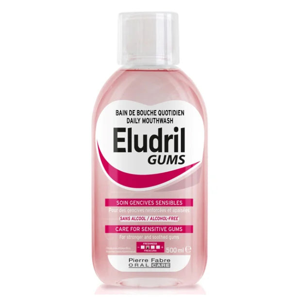 Eludril Gums Daily Mouthwash Sensitive Gums 500ml