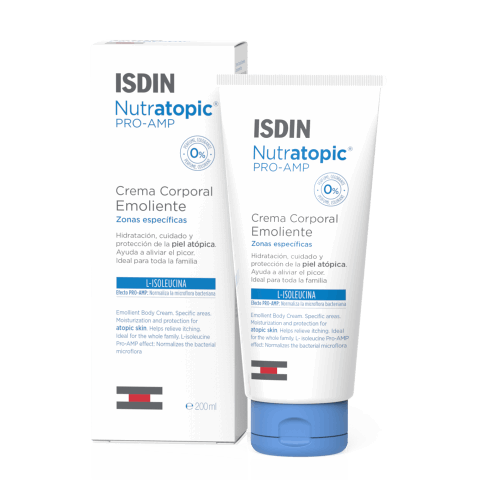 Isdin Nutratopic Pro-AMP Creme Emoliente para Pele Atópica 200 ml