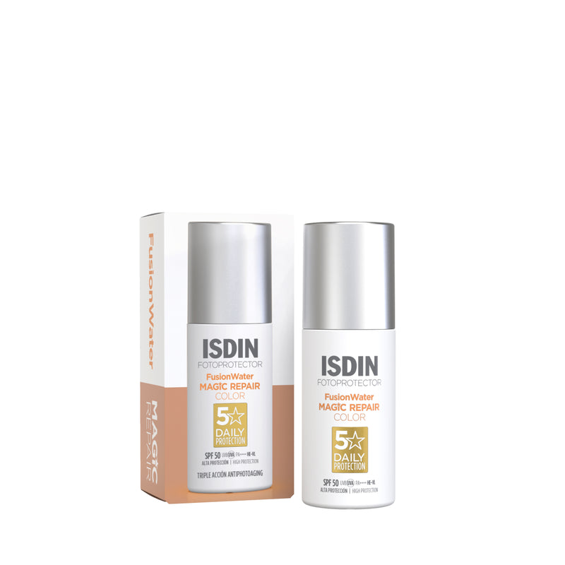 Isdin Fotoprotetor Fusion Water Magic Repair Color SPF50 50ml