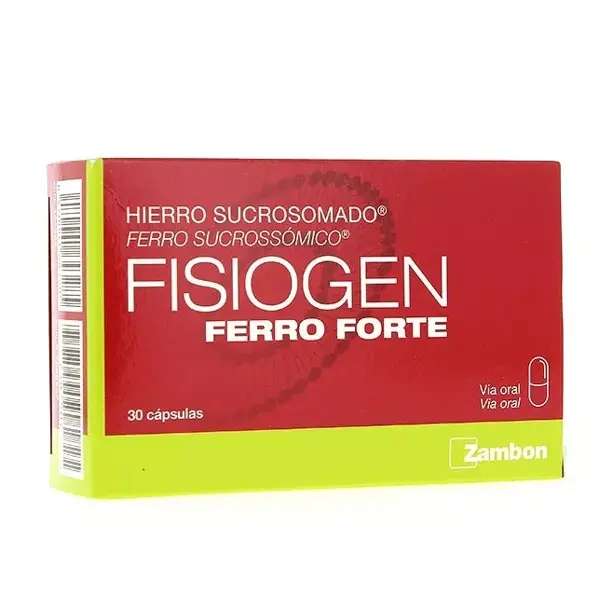 Fisiogen Ferro Forte 30mg Capsules x30 | Pharmacy 24 — Farmácia 24