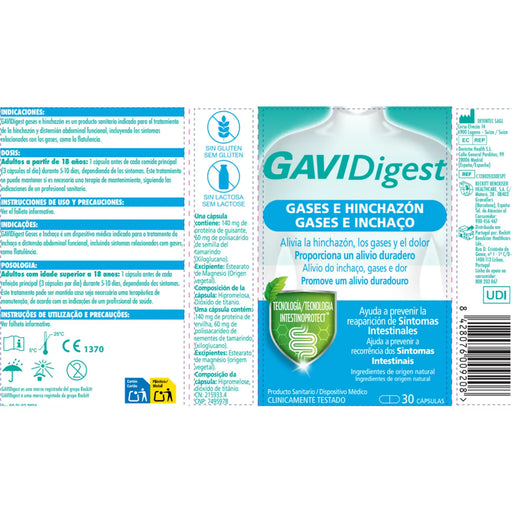 GaviDigest Gases Inchaço 30 cp.