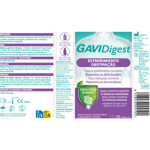 GaviDigest Obstipação Recorrente 30 cp.