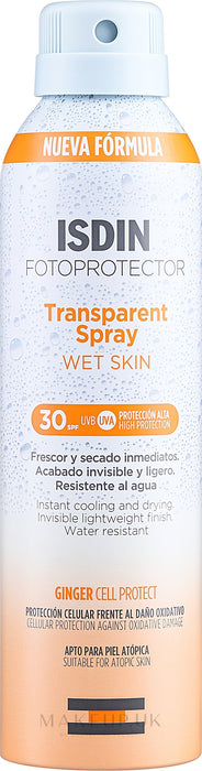 Isdin Fotoprotector Wet Skin Spray Transparente 250 ml