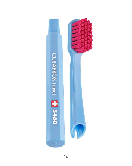 Curaprox Kit Viagem Laranja Explorer Escova + Pasta + Escovilhão