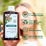 Klorane Quinina e Edelvaisse BIO Champô Antiqueda