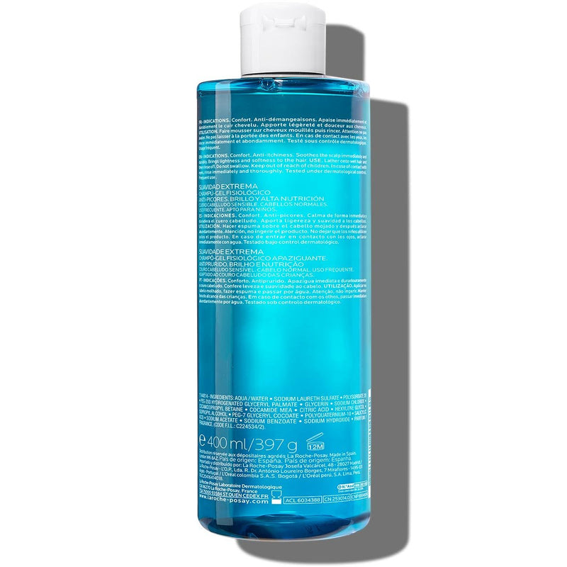 La Roche Posay Kerium Champô Extra Suave 400 ml