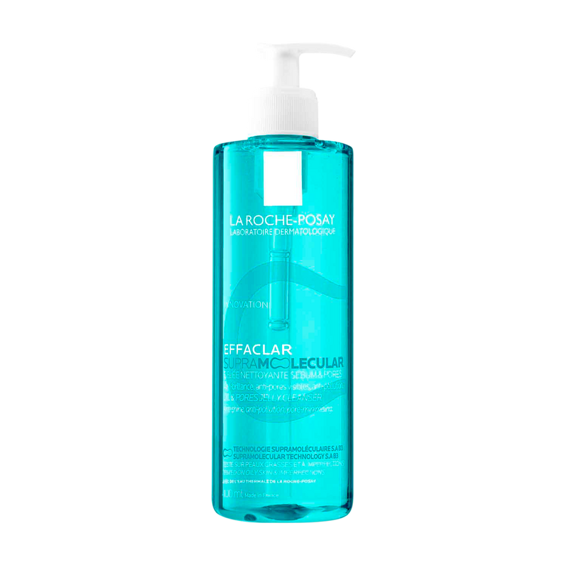 La Roche Posay Effaclar Supramolecular Gel Limpeza Pele Oleosa Poros Visíveis 400ml