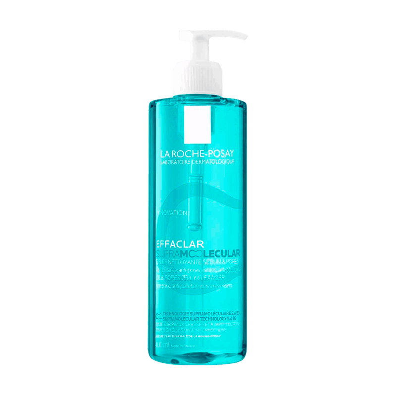 La Roche Posay Effaclar Supramolecular Gel Limpeza Pele Oleosa Poros Visíveis 400ml