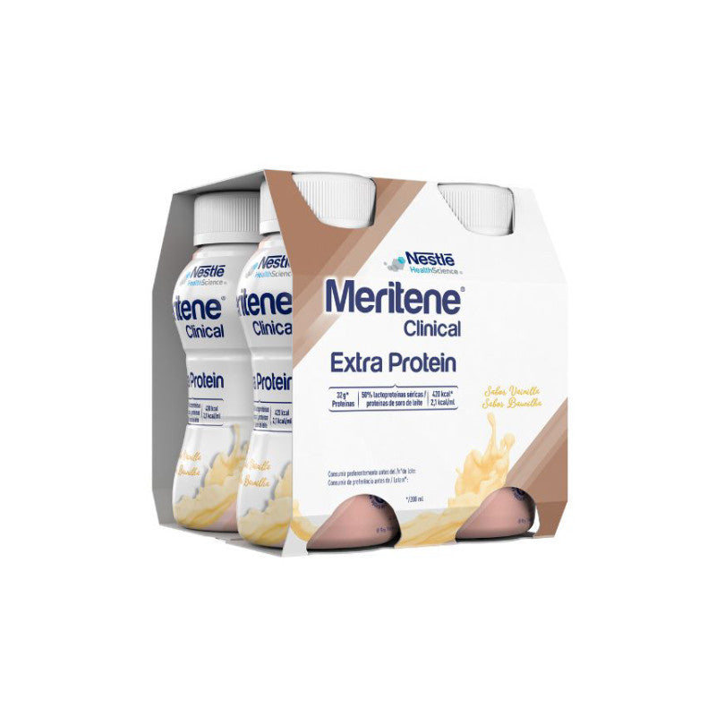 Nestlé Meritene Clinical Extra Protein Hyperproteic Hypercaloric Bottle 4x200ml