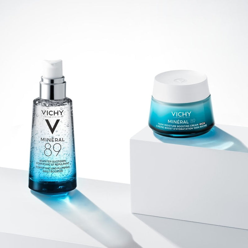 Vichy Minéral 89 Creme Rico Booster Hidratante Facial 100H 50ml