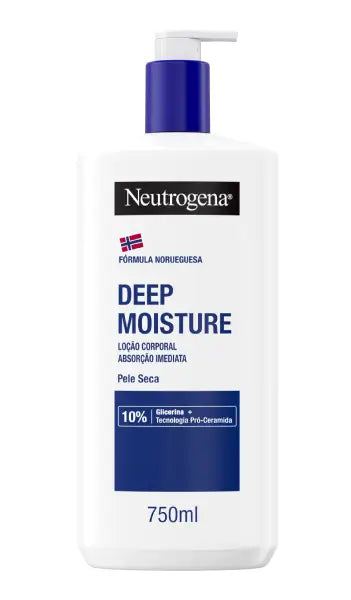 Neutrogena Corpo Loção Hidratação Profunda Pele Seca 750ml