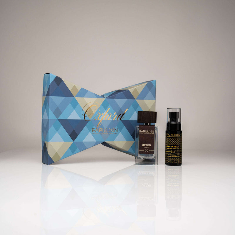 Papillon Coffret Homem Oxford Perfume Upton 50ml + Creme Rosto Vit.C 50ml