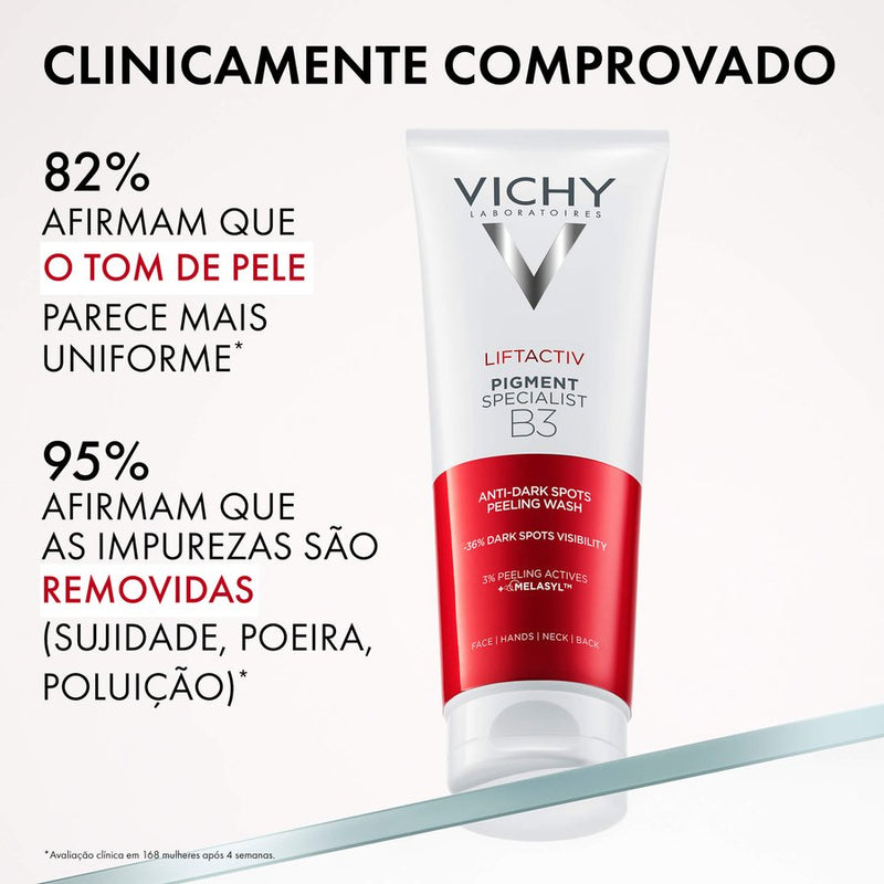 Vichy Pigment Specialist B3 Gel Limpeza Peeling Antimanchas 200ml