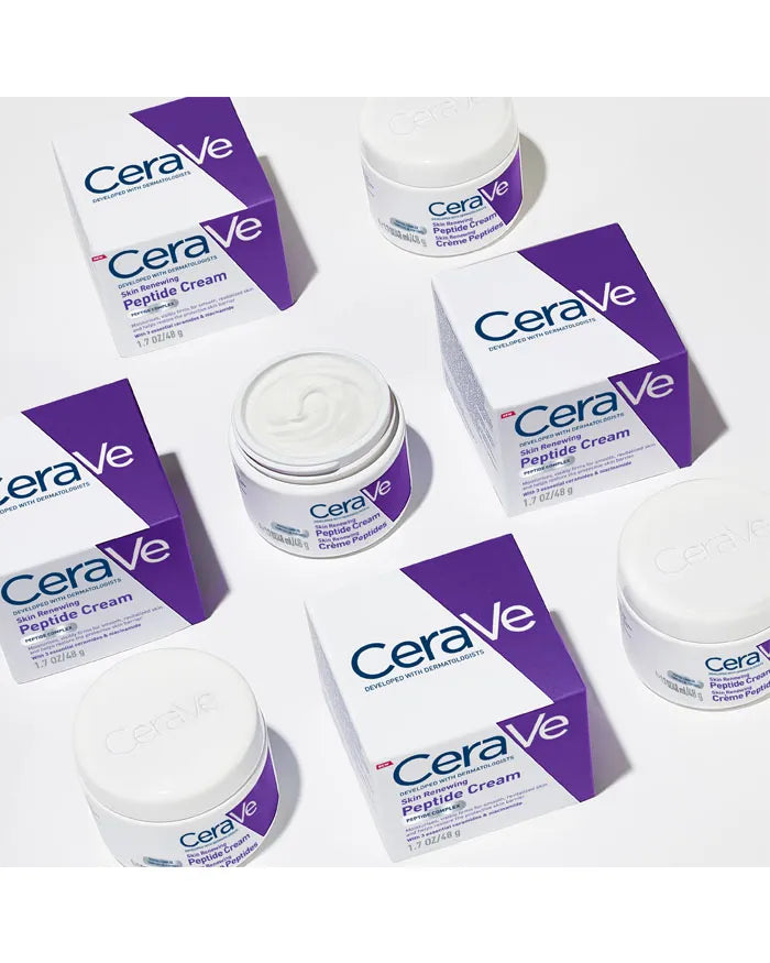 CeraVe Skin Renewing Creme Péptidos Anti-Idade Firmeza 48g