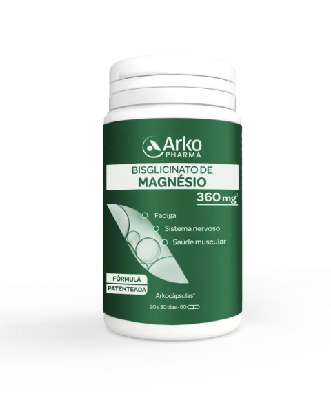 Arkopharma Arkocápsulas Bisglicinato de Magnésio 60cp.