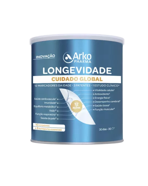 Arkopharma Longevidade Cuidado Global Pó 285gr.