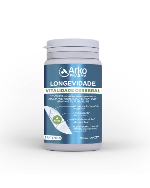 Arkopharma Longevidade Vitalidade Cerebral 60cp.